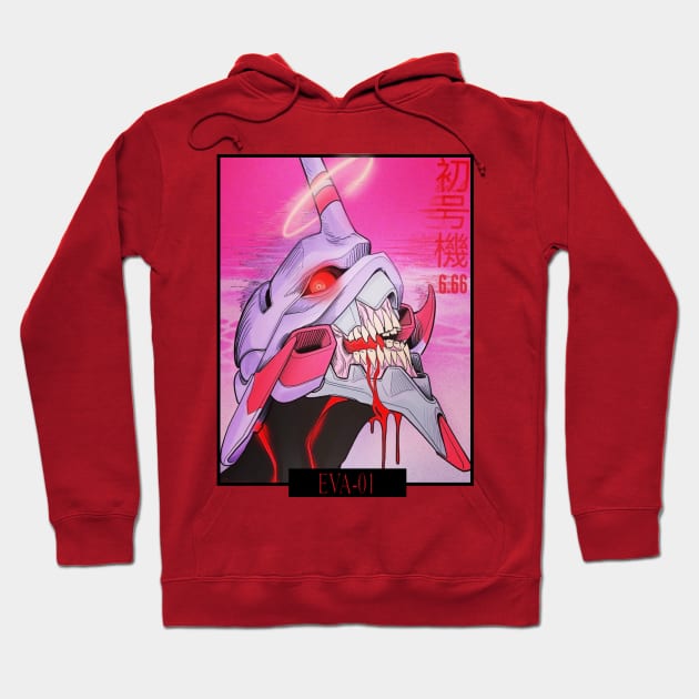 EVA 01 Evangelion Unit 01 Hoodie TeePublic